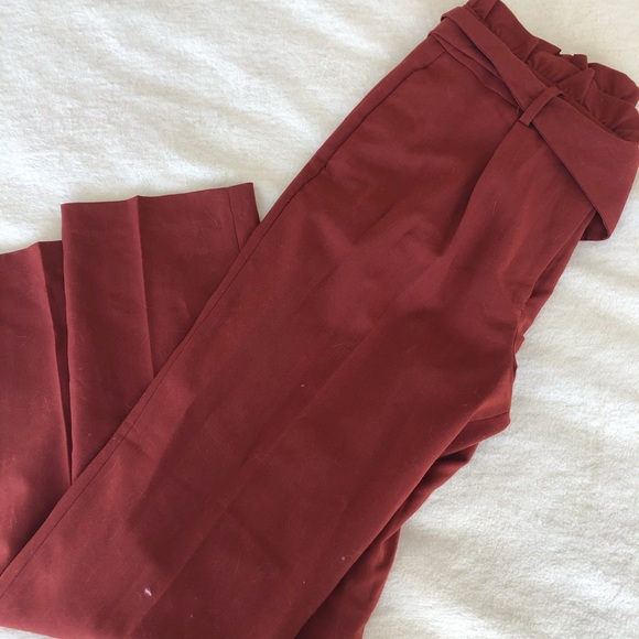 Straight leg dress pant with tie waist - Picture 3 of 3